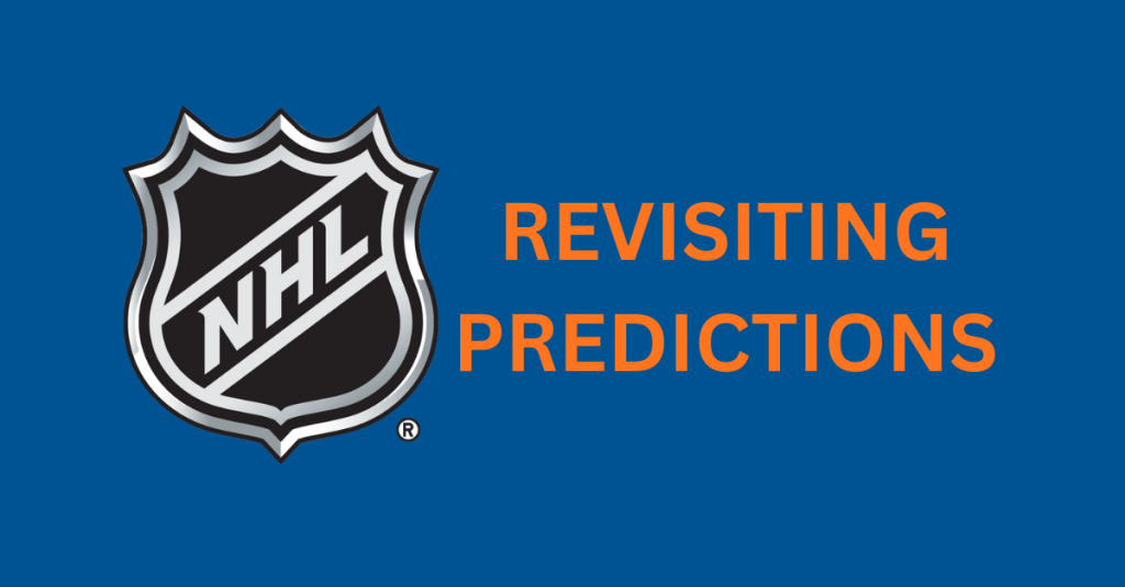 Revisiting NHL Predictions at American&nbsp;Thanksgiving